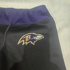 Women's Black and Purple Sports Leggings